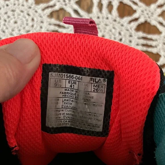 Women’s Sz. 9.5 Fila Oakmont TR Lace-Up Athletic Shoes Sneakers 80’s/90’s Retro - Picture 7 of 8